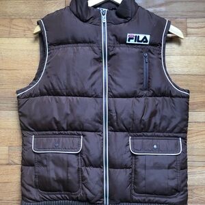 FILA Sport Puffer Vest Size L